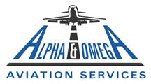 Alpha & Omega Aviation Services emblem